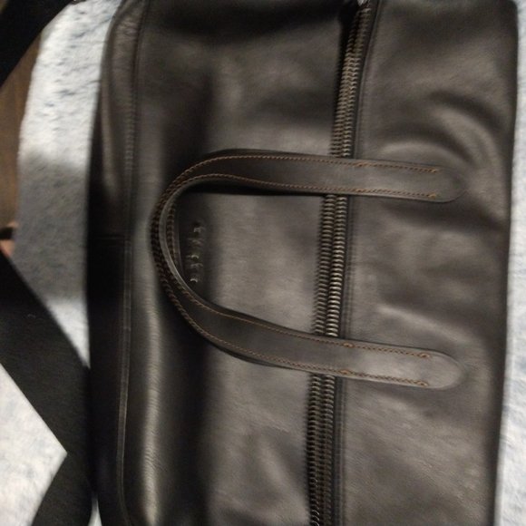 Coach Men's crossbody foldover tote/messenger bag f50712 - Picture 2 of 8